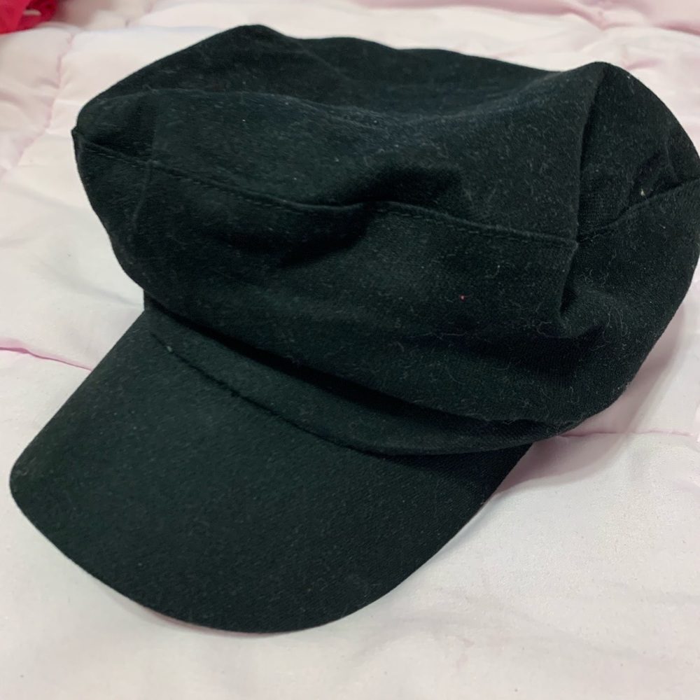 Zara Black Baker Hat